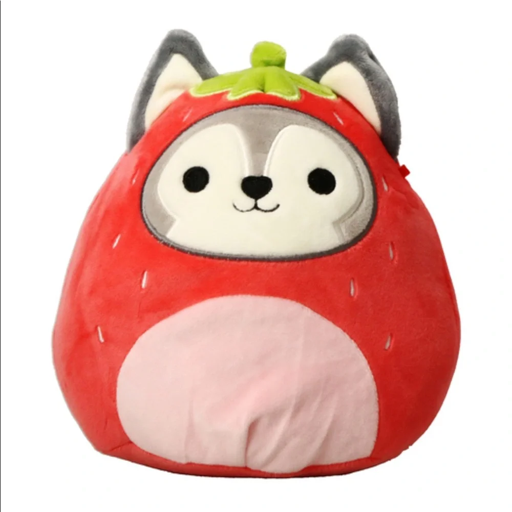 NWT 7.5” Ryan the Husky in Strawberry 🍓 Squishmallow - Picture 1 of 2